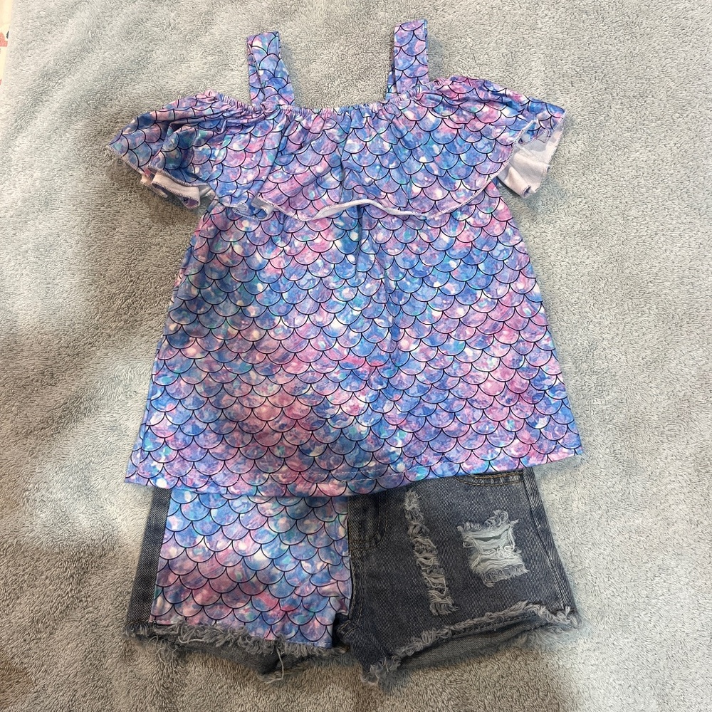 Toddler Girl Mermaid Outfit
